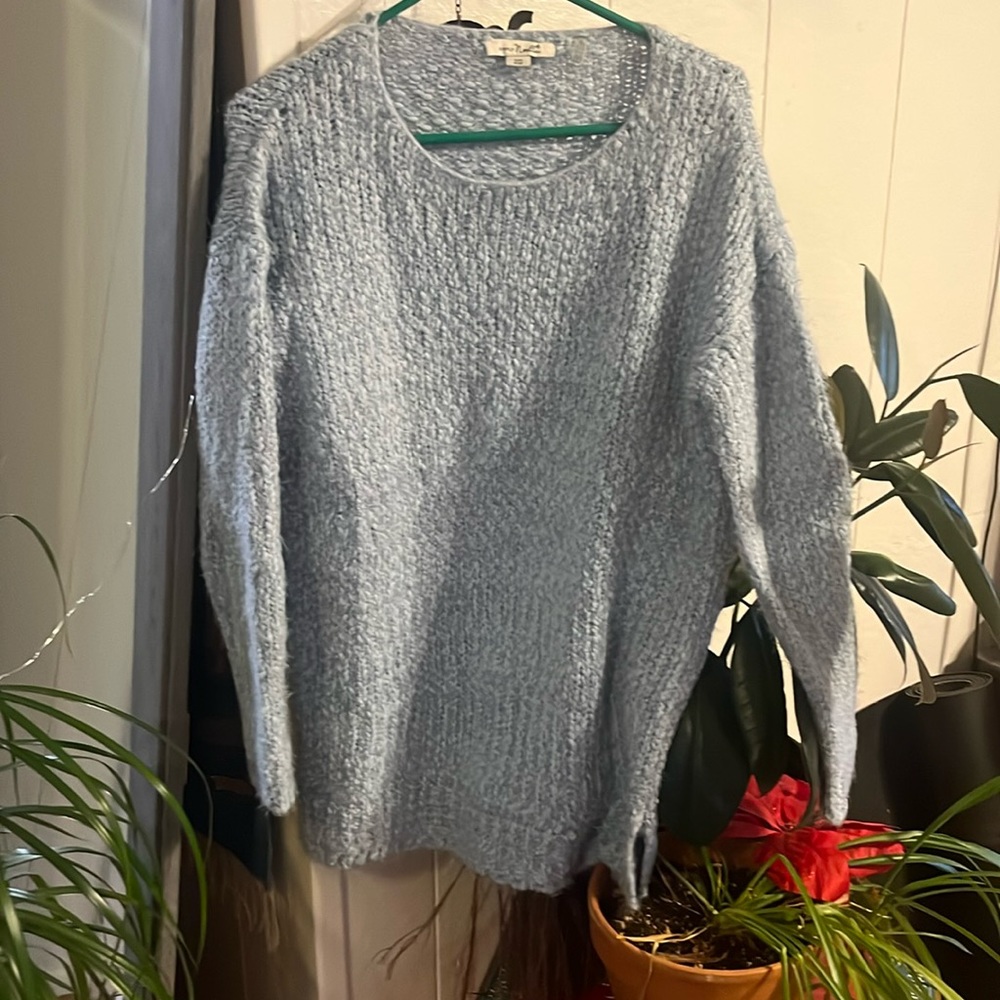 Simply Noelle light blue sweater